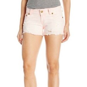 True Religion Kiera Cut Off Short Urban Ash Rose